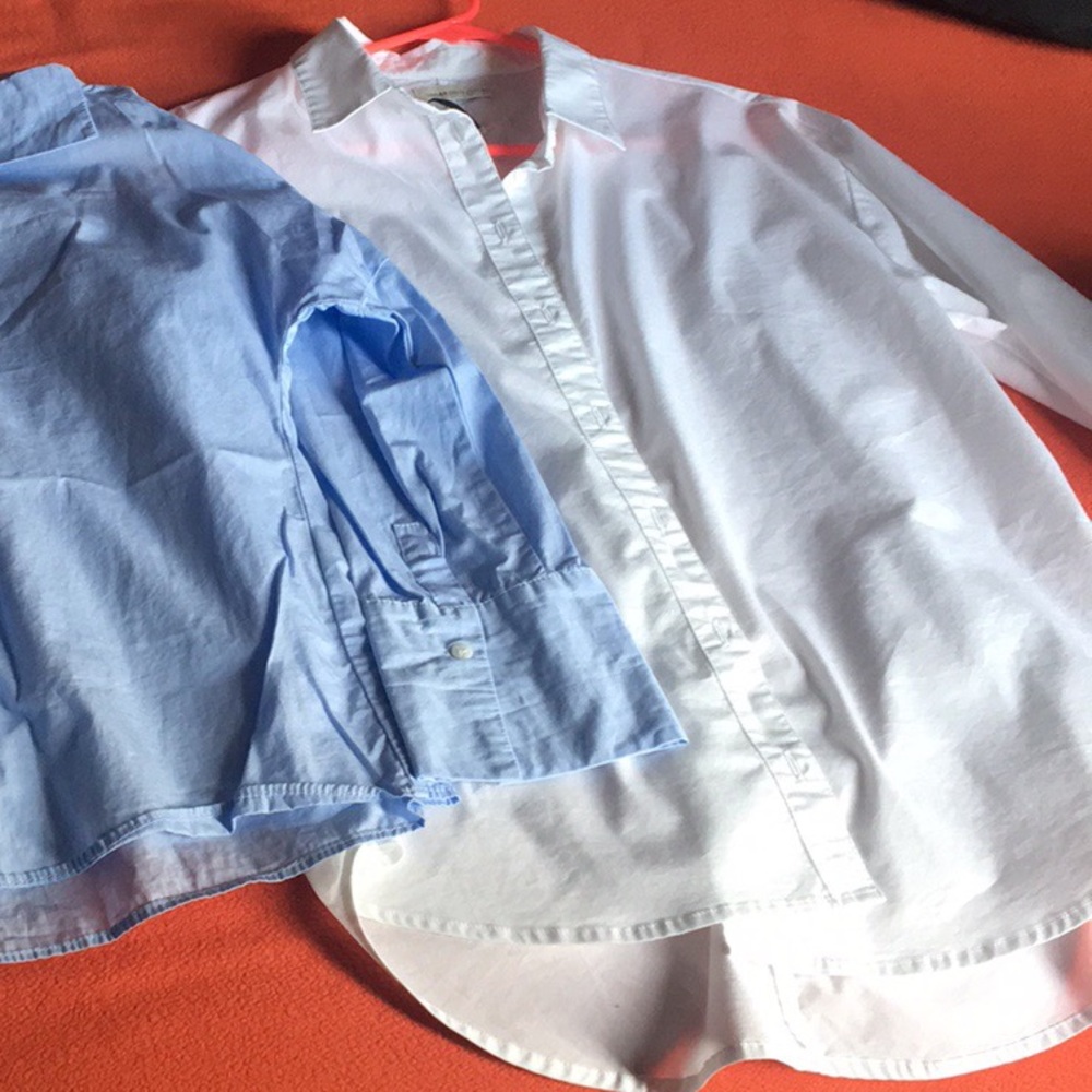 White button down shirt